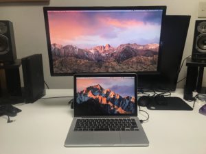 MacBookPro デュアルモニター